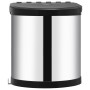 Papelera de cocina empotrada acero inoxidable 12 L de vidaXL, Cubos de la basura y papeleras - Ref: Foro24-51172, Precio: 47,...