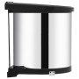 Papelera de cocina empotrada acero inoxidable 12 L de vidaXL, Cubos de la basura y papeleras - Ref: Foro24-51172, Precio: 47,...