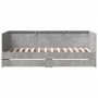 Tumbona con cajones madera ingeniería gris hormigón 90x190 cm de vidaXL, Camas y somieres - Ref: Foro24-3280856, Precio: 213,...