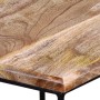 Mesa de centro de madera maciza de mango 56x48x40 cm en Mesas de centro | Comprar online en Foru.es