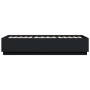 Estructura de cama madera de ingeniería negra 100x200 cm de vidaXL, Camas y somieres - Ref: Foro24-3209717, Precio: 120,13 €,...