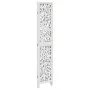 3-teilige Trennwand aus weißem Paulownia-Massivholz von vidaXL, Raumteiler - Ref: Foro24-358735, Preis: 92,15 €, Rabatt: %