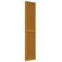 Biombo separador de 4 paneles madera maciza paulownia marrón de vidaXL, Divisores de ambientes - Ref: Foro24-358819, Precio: ...