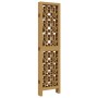Biombo separador de 6 paneles madera maciza paulownia marrón de vidaXL, Divisores de ambientes - Ref: Foro24-358873, Precio: ...