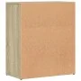 Sonoma Oak Engineered Wood Sideboard 60x31x70 cm by vidaXL, Sideboards - Ref: Foro24-840459, Price: 62,10 €, Discount: %