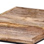 Mesa de centro de madera maciza de mango 56x48x40 cm en Mesas de centro | Comprar online en Foru.es