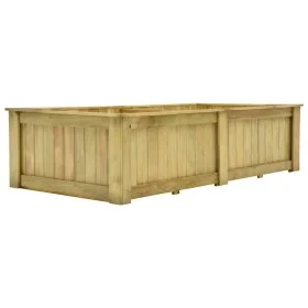Arriate de madera de pino impregnada 196x100x50 cm de vidaXL, Maceteros y jardineras - Ref: Foro24-49097, Precio: 273,11 €, D...