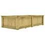 Arriate de madera de pino impregnada 196x100x50 cm de vidaXL, Maceteros y jardineras - Ref: Foro24-49097, Precio: 273,11 €, D...