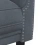 Juego de sofás 3 piezas terciopelo gris oscuro de vidaXL, Sofás - Ref: Foro24-3209210, Precio: 722,65 €, Descuento: %