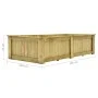 Arriate de madera de pino impregnada 196x100x50 cm de vidaXL, Maceteros y jardineras - Ref: Foro24-49097, Precio: 273,11 €, D...