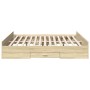 Cama con cajones madera ingeniería roble Sonoma 180x200 cm de vidaXL, Camas y somieres - Ref: Foro24-3280274, Precio: 157,57 ...