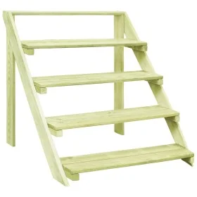 Soporte para plantas madera de pino impregnada 80x80x80 cm de vidaXL, Soportes para macetas - Ref: Foro24-49104, Precio: 64,0...