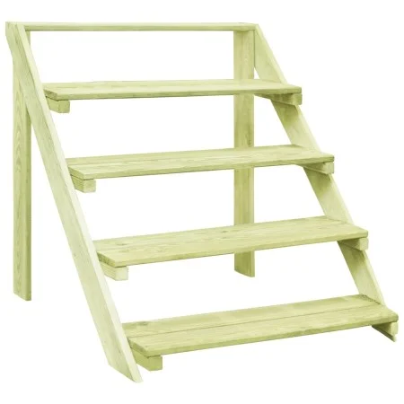 Soporte para plantas madera de pino impregnada 80x80x80 cm de vidaXL, Soportes para macetas - Ref: Foro24-49104, Precio: 64,0...
