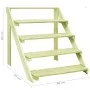 Soporte para plantas madera de pino impregnada 80x80x80 cm de vidaXL, Soportes para macetas - Ref: Foro24-49104, Precio: 64,0...