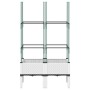 Jardinera con enrejado PP blanco 80x40x142,5 cm de vidaXL, Maceteros y jardineras - Ref: Foro24-367954, Precio: 43,32 €, Desc...