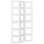 Biombo separador de 3 paneles madera maciza Paulownia blanco de vidaXL, Divisores de ambientes - Ref: Foro24-358687, Precio: ...