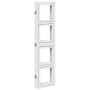 Biombo separador de 5 paneles madera maciza Paulownia blanco de vidaXL, Divisores de ambientes - Ref: Foro24-358693, Precio: ...