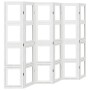 Biombo separador de 6 paneles madera maciza Paulownia blanco de vidaXL, Divisores de ambientes - Ref: Foro24-358698, Precio: ...