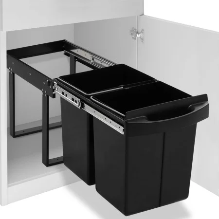 Küchenmülleimer abnehmbar Recycling Soft Close 48 L von vidaXL, Mülltonnen und Mülltonnen - Ref: Foro24-51181, Preis: 113,10 ...