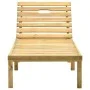 Impregnated pine wood lounger by vidaXL, Loungers - Ref: Foro24-49087, Price: 88,05 €, Discount: %