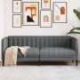 Sofá de 2 plazas tela gris oscuro de vidaXL, Sofás - Ref: Foro24-372605, Precio: 243,82 €, Descuento: %