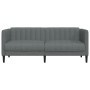 Sofá de 2 plazas tela gris oscuro de vidaXL, Sofás - Ref: Foro24-372605, Precio: 243,82 €, Descuento: %