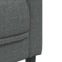 Sofá de 2 plazas tela gris oscuro de vidaXL, Sofás - Ref: Foro24-372605, Precio: 243,82 €, Descuento: %