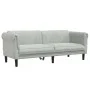 Juego de sofás 2 piezas terciopelo gris claro de vidaXL, Sofás - Ref: Foro24-3209219, Precio: 465,77 €, Descuento: %