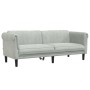 Juego de sofás 2 piezas terciopelo gris claro de vidaXL, Sofás - Ref: Foro24-3209219, Precio: 500,76 €, Descuento: %