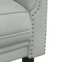 Juego de sofás 2 piezas terciopelo gris claro de vidaXL, Sofás - Ref: Foro24-3209219, Precio: 500,76 €, Descuento: %