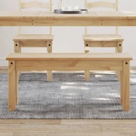 Panama dining bench solid pine wood 105x30x45 cm by vidaXL, Dining and kitchen benches - Ref: Foro24-4005711, Price: 98,05 €,...
