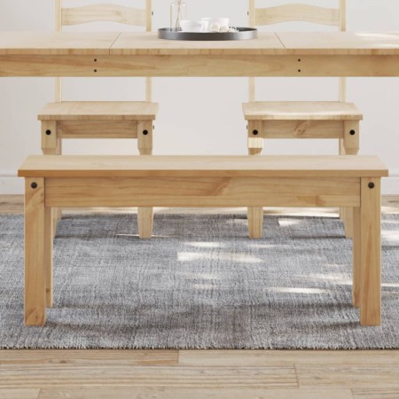 Banco de comedor Panama madera maciza de pino 105x30x45 cm de vidaXL, Bancos de comedor y cocina - Ref: Foro24-4005711, Preci...