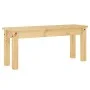 Banco de comedor Panama madera maciza de pino 105x30x45 cm de vidaXL, Bancos de comedor y cocina - Ref: Foro24-4005711, Preci...