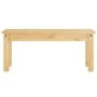 Banco de comedor Panama madera maciza de pino 105x30x45 cm de vidaXL, Bancos de comedor y cocina - Ref: Foro24-4005711, Preci...