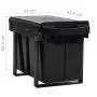 Küchenmülleimer abnehmbar Recycling Soft Close 48 L von vidaXL, Mülltonnen und Mülltonnen - Ref: Foro24-51181, Preis: 113,10 ...