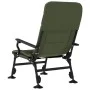Silla de pesca con reposabrazos plegable verde de vidaXL, Sillas de jardín - Ref: Foro24-4006416, Precio: 135,90 €, Descuento: %