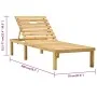Impregnated pine wood lounger by vidaXL, Loungers - Ref: Foro24-49087, Price: 88,05 €, Discount: %