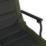 Silla de pesca con reposabrazos plegable verde de vidaXL, Sillas de jardín - Ref: Foro24-4006416, Precio: 135,90 €, Descuento: %