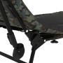 Tumbona de pesca patas para barro ajustables plegable camuflaje de vidaXL, Camas para exteriores - Ref: Foro24-4006423, Preci...