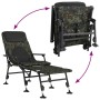 Tumbona de pesca patas para barro ajustables plegable camuflaje de vidaXL, Camas para exteriores - Ref: Foro24-4006421, Preci...