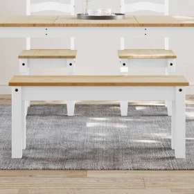 Panama dining bench solid white pine wood 105x30x45 cm by vidaXL, Dining and kitchen benches - Ref: Foro24-4005713, Price: 10...