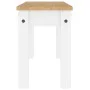 Banco de comedor Panama madera maciza pino blanco 105x30x45 cm de vidaXL, Bancos de comedor y cocina - Ref: Foro24-4005713, P...