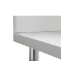 Mesa trabajo cocina y salpicadero acero inoxidable 80x60x93 cm de vidaXL, Restauración - Ref: Foro24-51187, Precio: 147,56 €,...