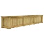 Arriate de madera de pino impregnada 291x50x50 cm de vidaXL, Maceteros y jardineras - Ref: Foro24-49096, Precio: 294,66 €, De...