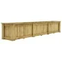 Arriate de madera de pino impregnada 291x50x50 cm de vidaXL, Maceteros y jardineras - Ref: Foro24-49096, Precio: 282,86 €, De...