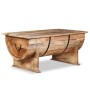 Mesa de centro de madera maciza de mango 88x50x40 cm en Mesas de centro | Comprar online en Foru.es