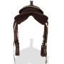 Montura occidental, cabezada y pechera cuero real 13" marrón de vidaXL, Monturas - Ref: Foro24-91351, Precio: 183,46 €, Descu...