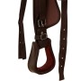Montura occidental, cabezada y pechera cuero real 13" marrón de vidaXL, Monturas - Ref: Foro24-91351, Precio: 183,46 €, Descu...
