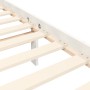 Estructura cama de matrimonio con cabecero madera maciza blanco de vidaXL, Camas y somieres - Ref: Foro24-3193742, Precio: 16...