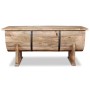 Mesa de centro de madera maciza de mango 88x50x40 cm en Mesas de centro | Comprar online en Foru.es